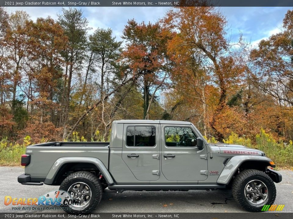 Sting-Gray 2021 Jeep Gladiator Rubicon 4x4 Photo #5