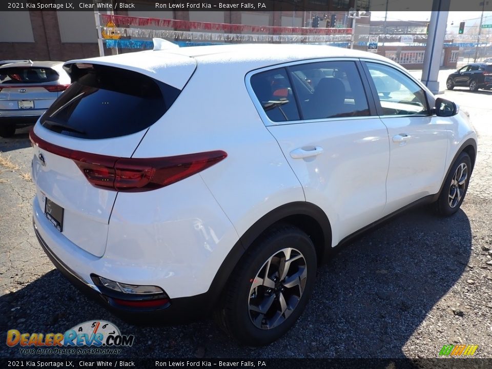 2021 Kia Sportage LX Clear White / Black Photo #2