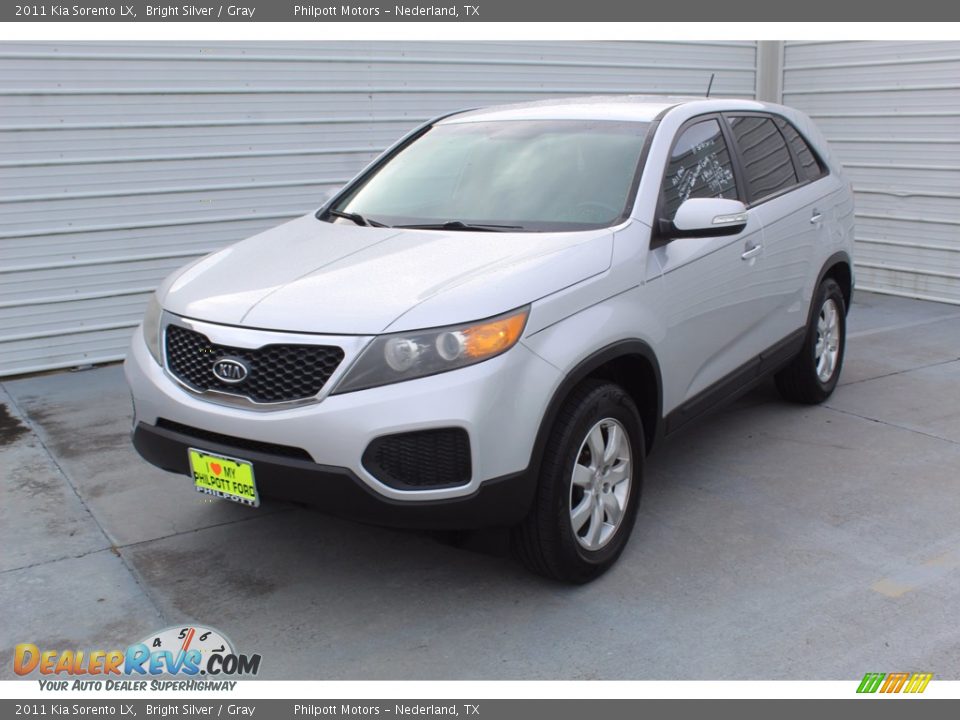 2011 Kia Sorento LX Bright Silver / Gray Photo #4