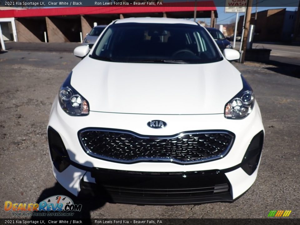 2021 Kia Sportage LX Clear White / Black Photo #4