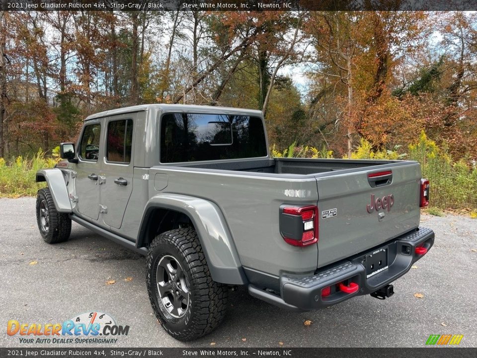 2021 Jeep Gladiator Rubicon 4x4 Sting-Gray / Black Photo #8