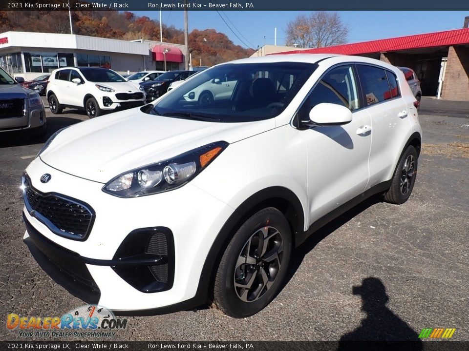 2021 Kia Sportage LX Clear White / Black Photo #5