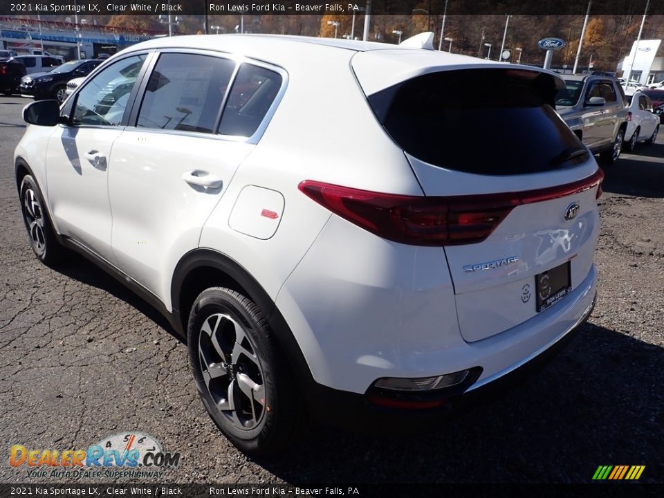 2021 Kia Sportage LX Clear White / Black Photo #7