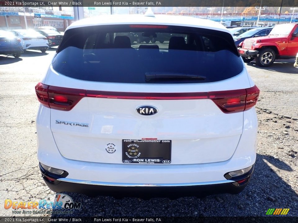 2021 Kia Sportage LX Clear White / Black Photo #8