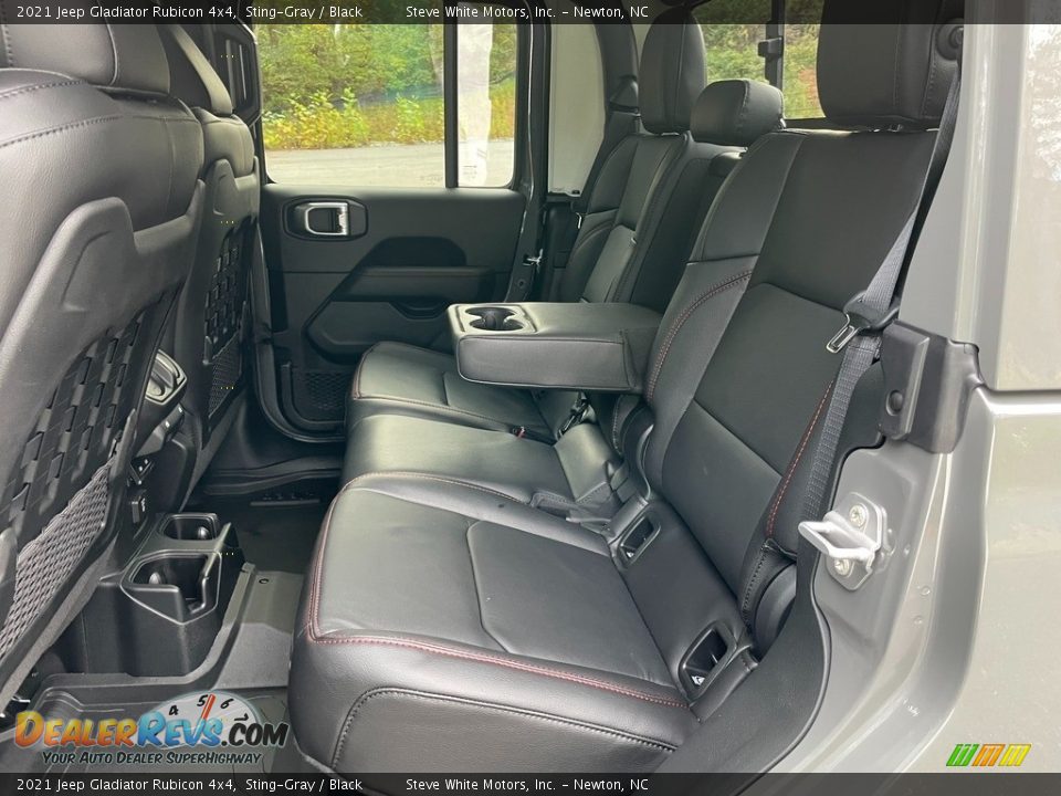 Rear Seat of 2021 Jeep Gladiator Rubicon 4x4 Photo #13