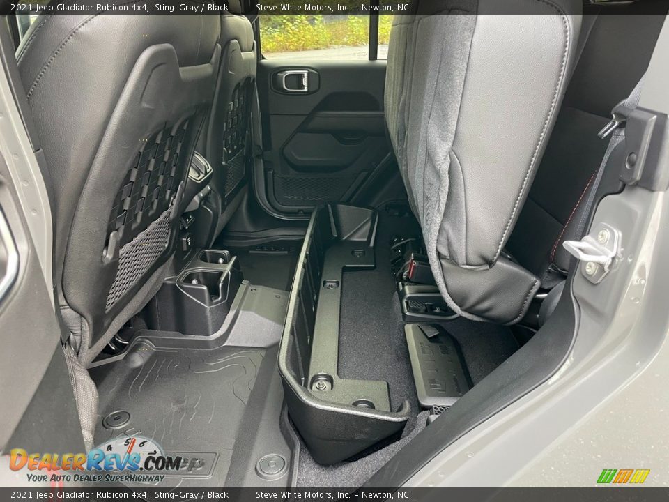 Rear Seat of 2021 Jeep Gladiator Rubicon 4x4 Photo #14