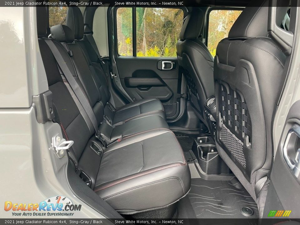 Rear Seat of 2021 Jeep Gladiator Rubicon 4x4 Photo #15