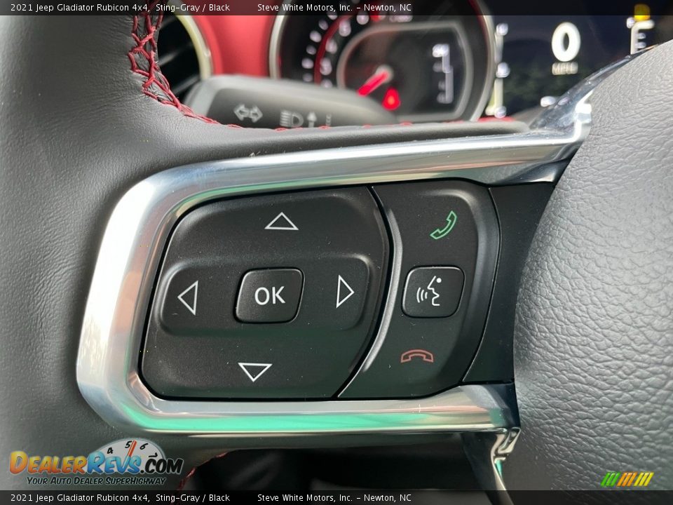 2021 Jeep Gladiator Rubicon 4x4 Steering Wheel Photo #18