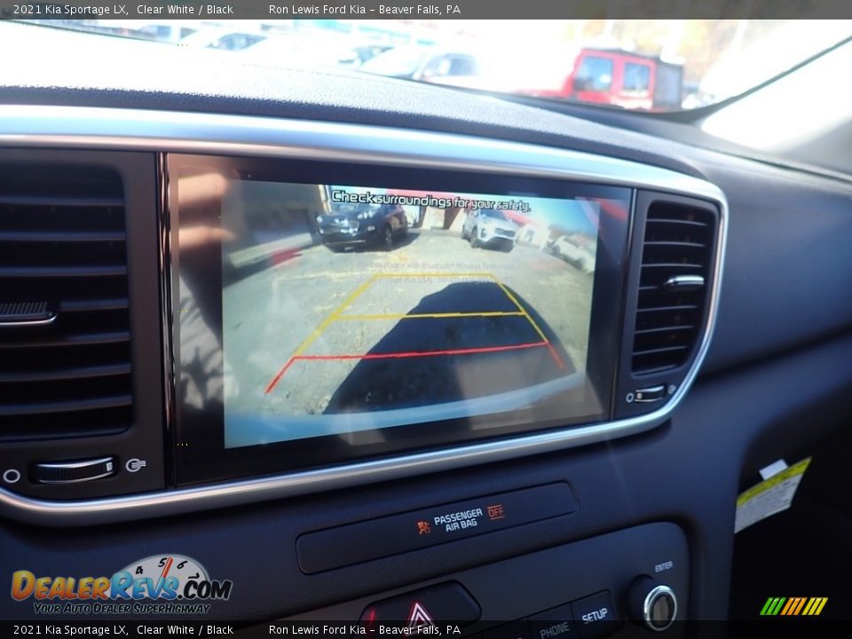 2021 Kia Sportage LX Clear White / Black Photo #17