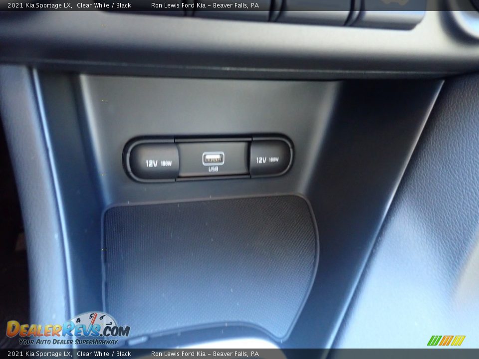 2021 Kia Sportage LX Clear White / Black Photo #18