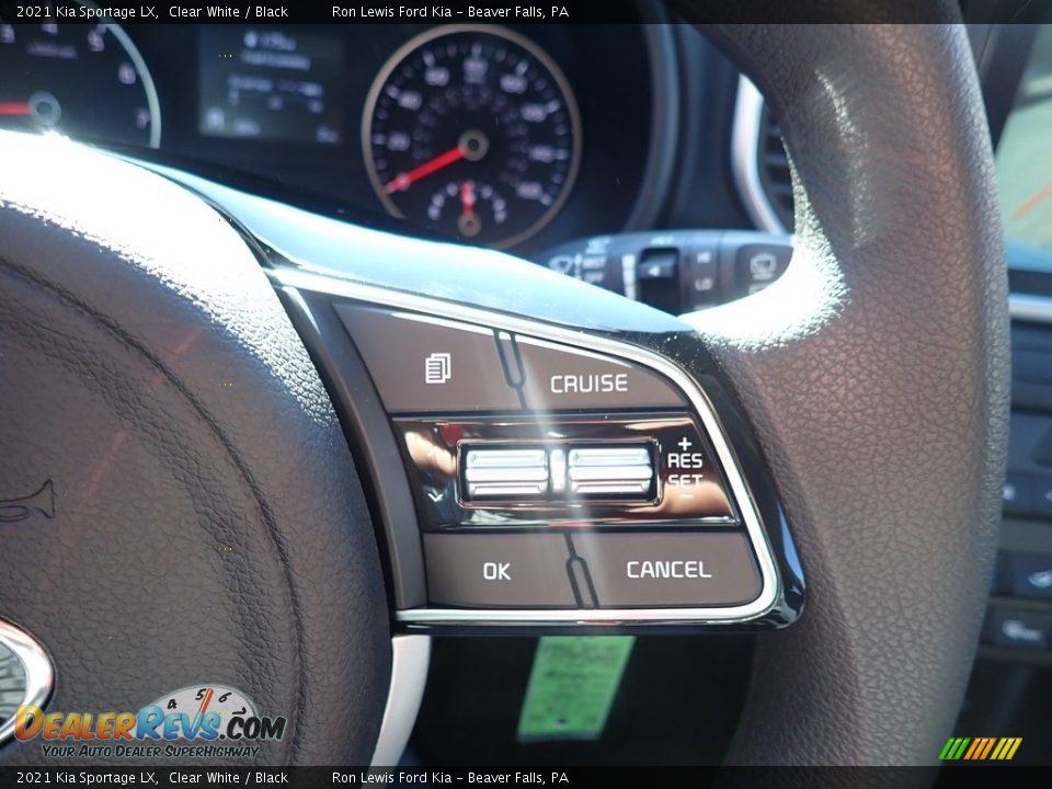 2021 Kia Sportage LX Clear White / Black Photo #19