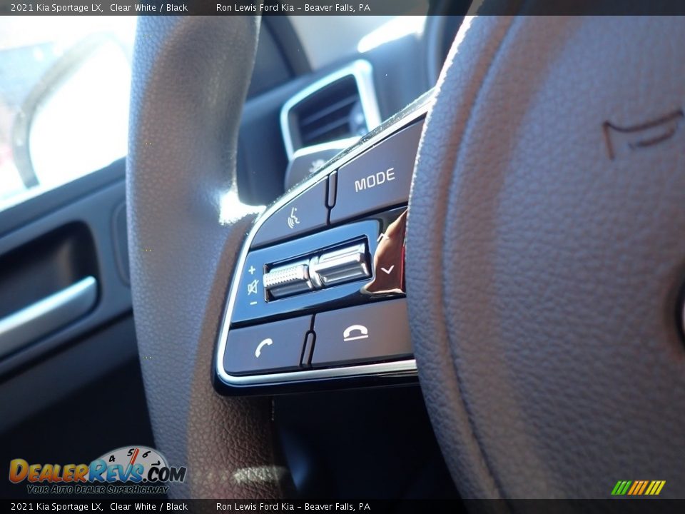 2021 Kia Sportage LX Clear White / Black Photo #20