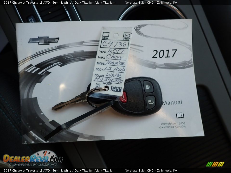Keys of 2017 Chevrolet Traverse LS AWD Photo #29