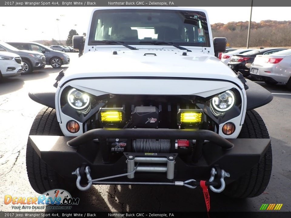 2017 Jeep Wrangler Sport 4x4 Bright White / Black Photo #3