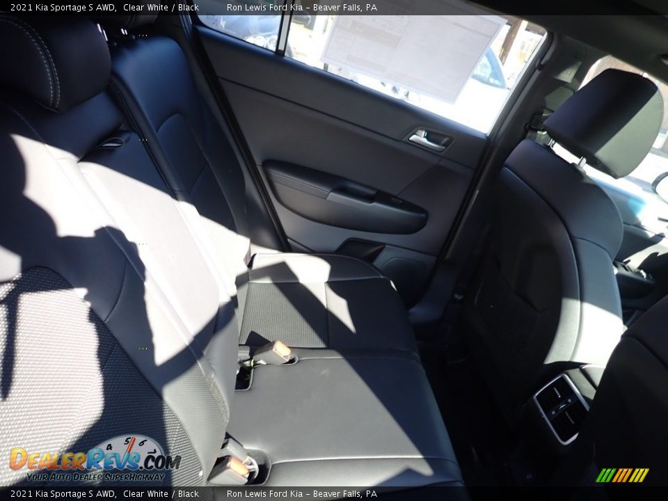 2021 Kia Sportage S AWD Clear White / Black Photo #9