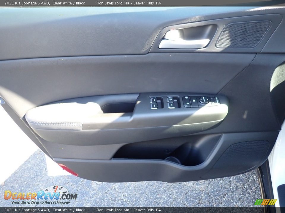 2021 Kia Sportage S AWD Clear White / Black Photo #13