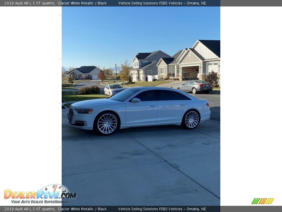 Glacier White Metallic 2019 Audi A8 L 3.0T quattro Photo #7