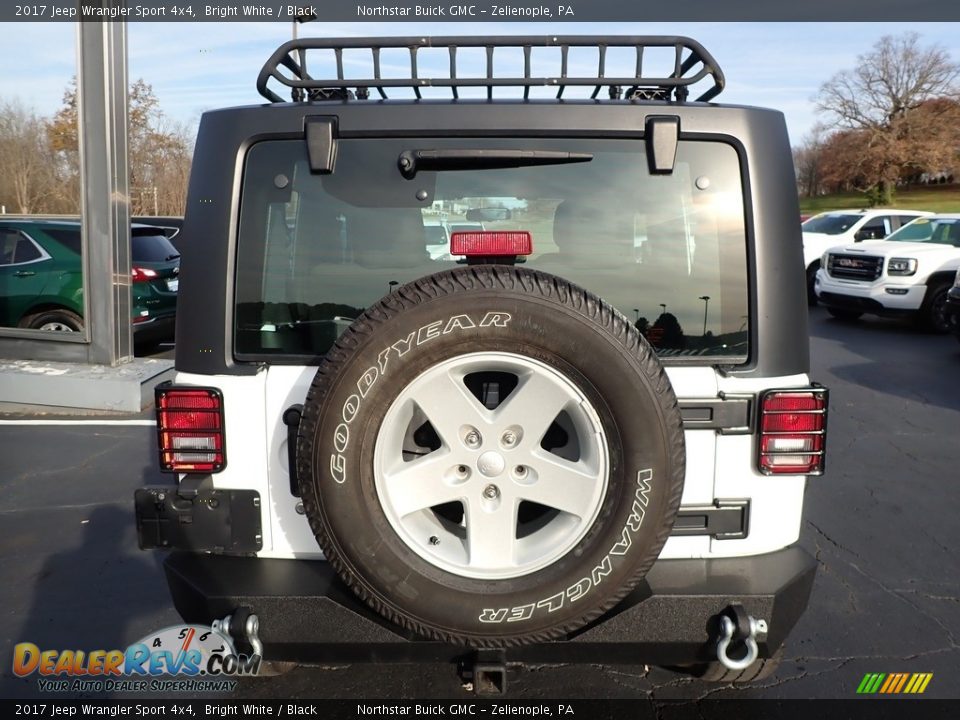 2017 Jeep Wrangler Sport 4x4 Bright White / Black Photo #13