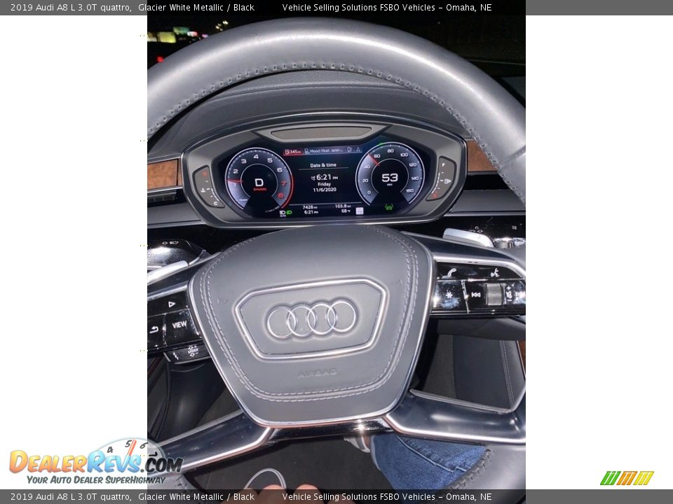 2019 Audi A8 L 3.0T quattro Steering Wheel Photo #9
