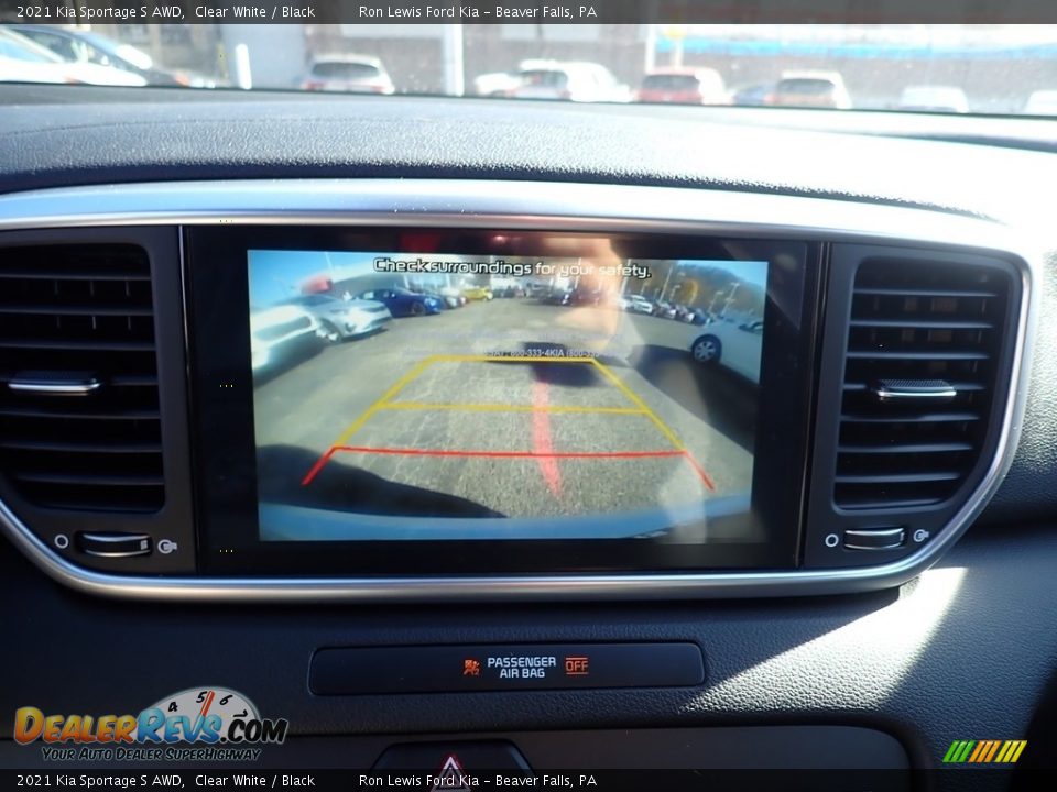 2021 Kia Sportage S AWD Clear White / Black Photo #16
