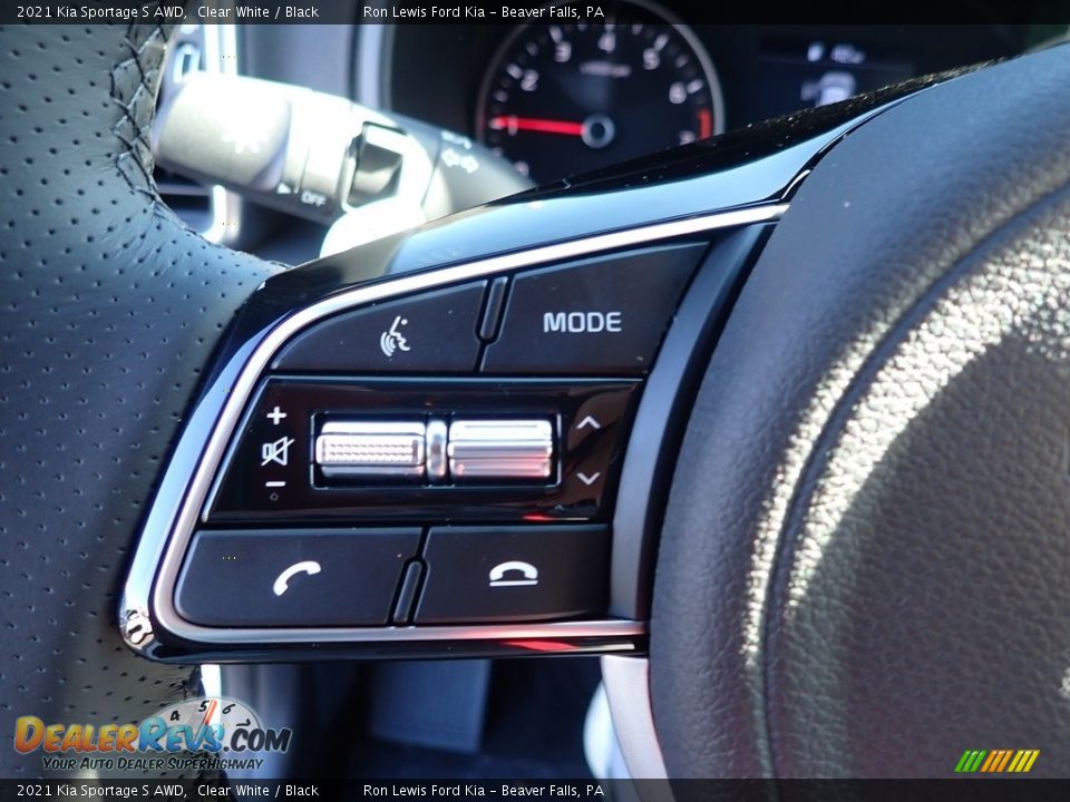 2021 Kia Sportage S AWD Clear White / Black Photo #18