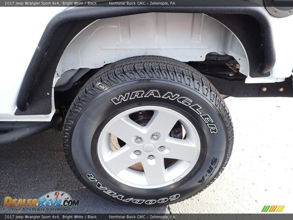 2017 Jeep Wrangler Sport 4x4 Bright White / Black Photo #17