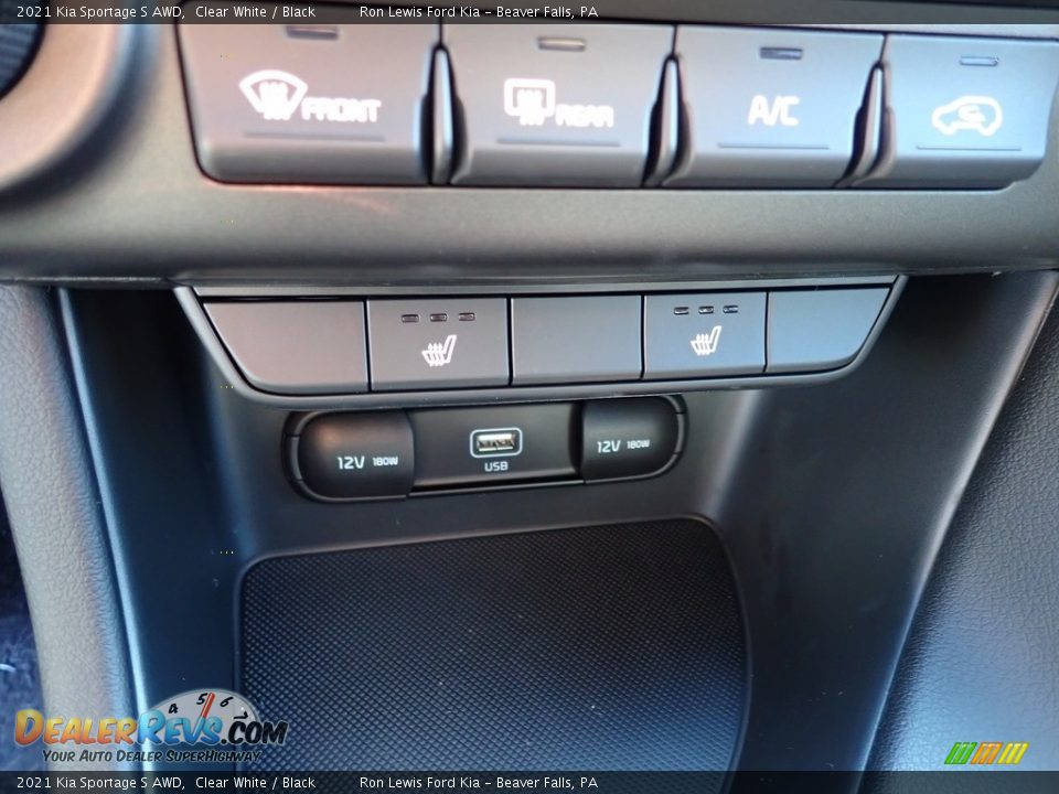 2021 Kia Sportage S AWD Clear White / Black Photo #20