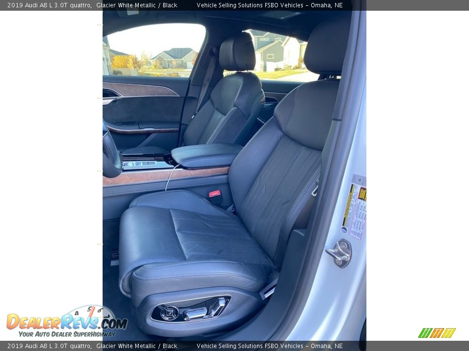 Front Seat of 2019 Audi A8 L 3.0T quattro Photo #14