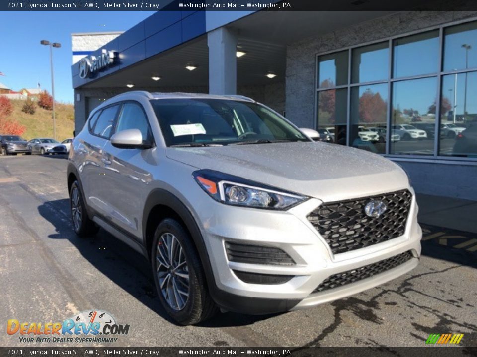 2021 Hyundai Tucson SEL AWD Stellar Silver / Gray Photo #1