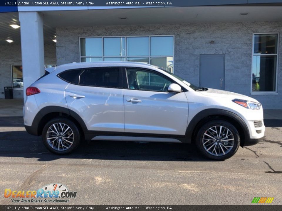 2021 Hyundai Tucson SEL AWD Stellar Silver / Gray Photo #2