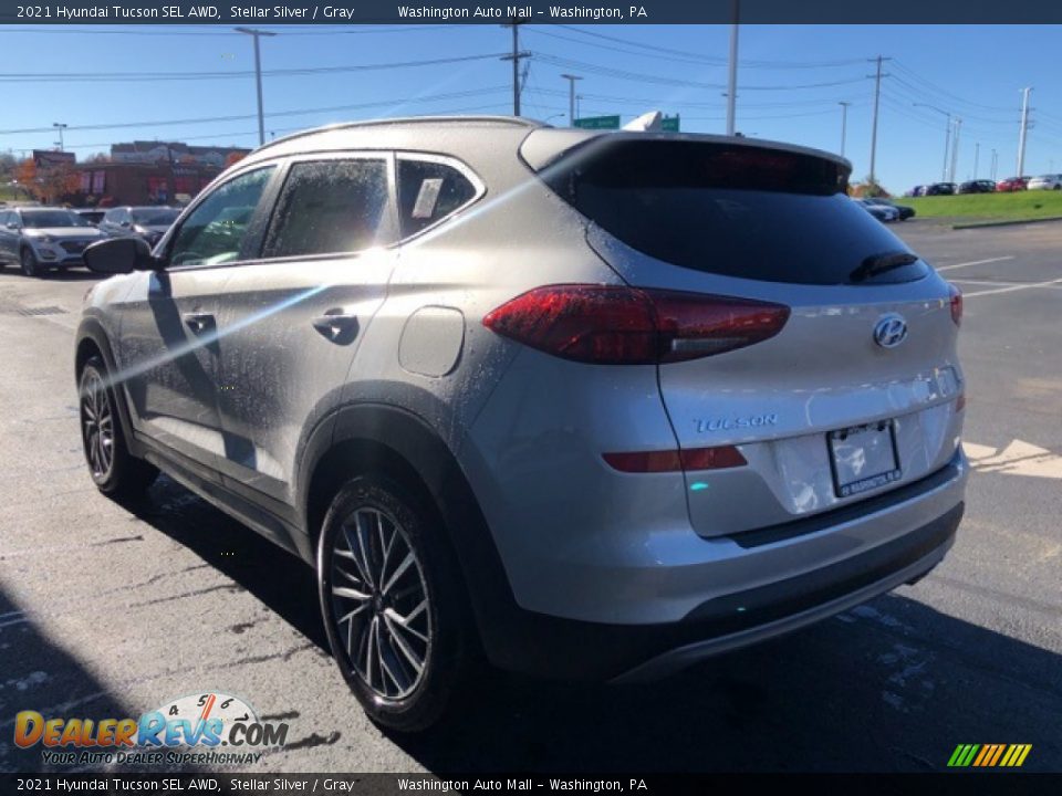 2021 Hyundai Tucson SEL AWD Stellar Silver / Gray Photo #3