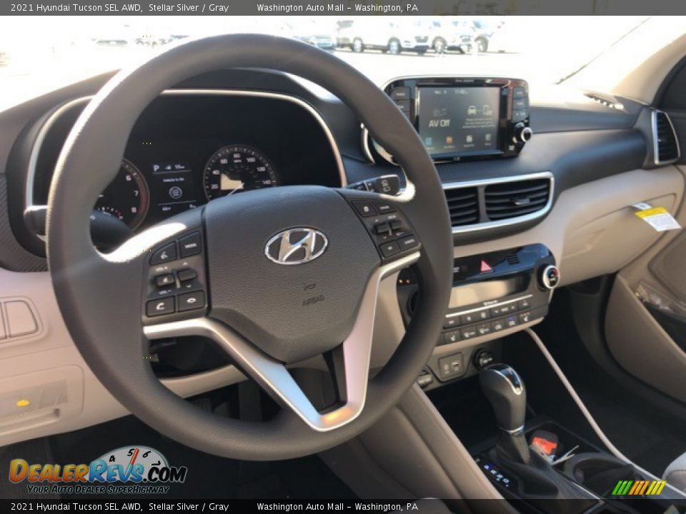 2021 Hyundai Tucson SEL AWD Stellar Silver / Gray Photo #5