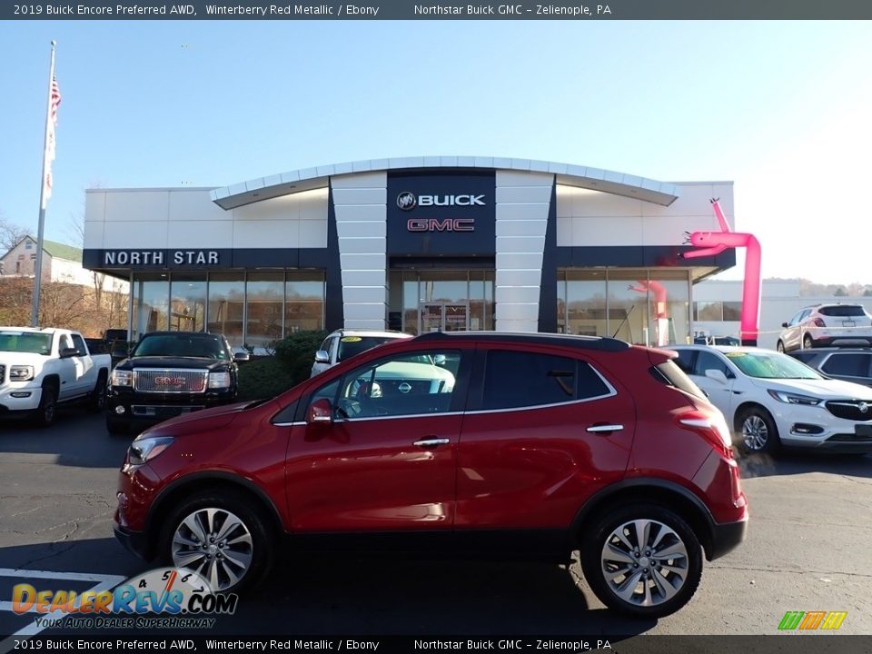 2019 Buick Encore Preferred AWD Winterberry Red Metallic / Ebony Photo #1