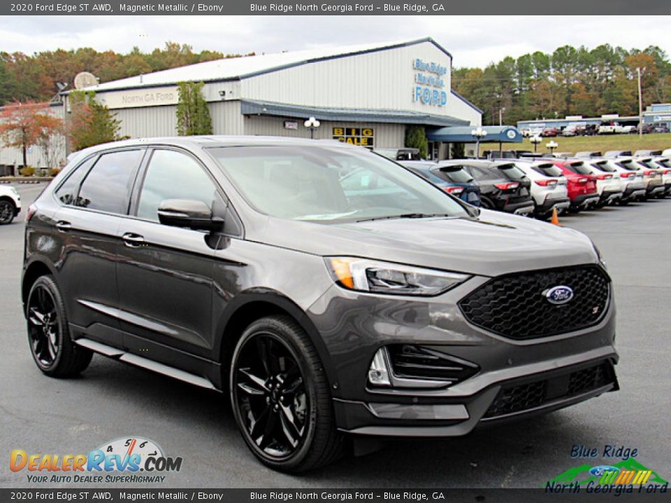 2020 Ford Edge ST AWD Magnetic Metallic / Ebony Photo #7