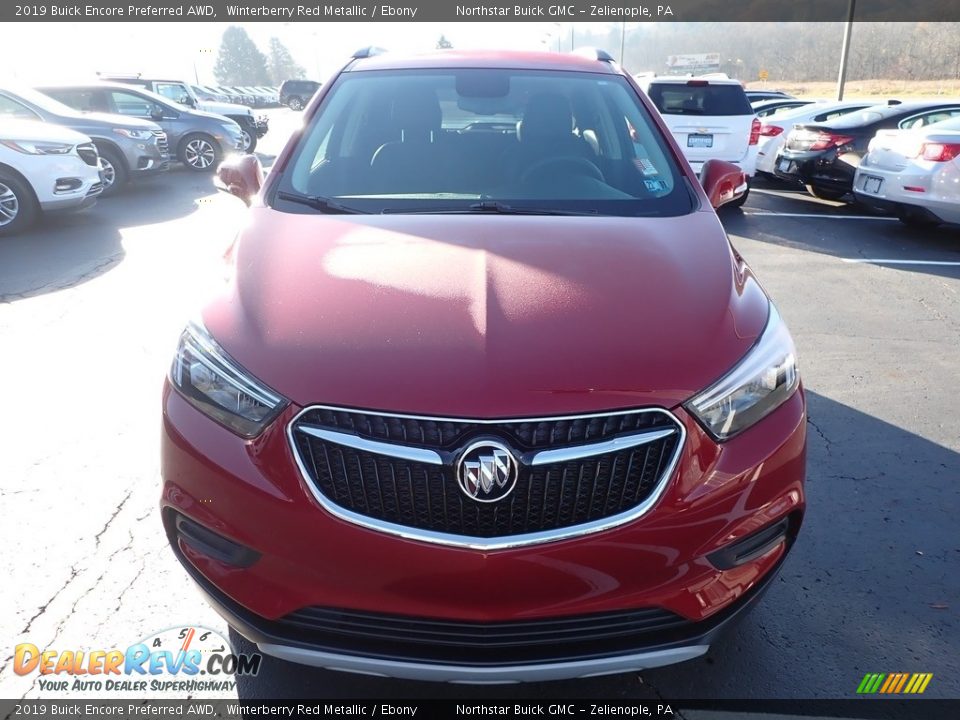 2019 Buick Encore Preferred AWD Winterberry Red Metallic / Ebony Photo #3