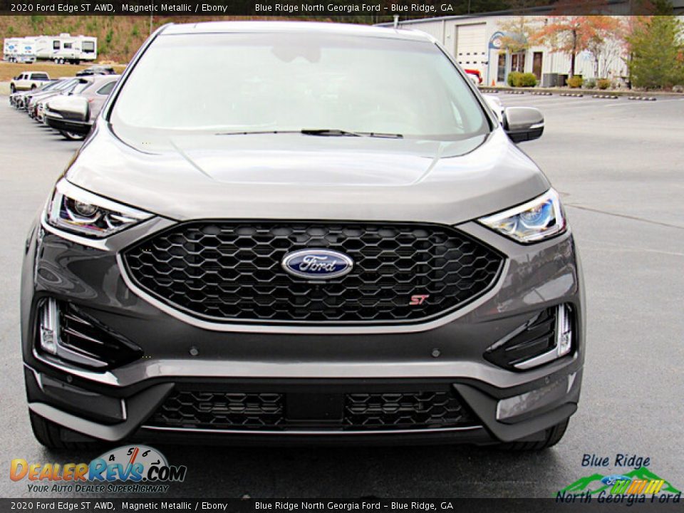 2020 Ford Edge ST AWD Magnetic Metallic / Ebony Photo #8