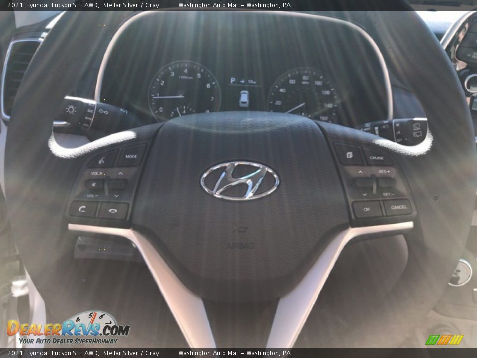 2021 Hyundai Tucson SEL AWD Stellar Silver / Gray Photo #10