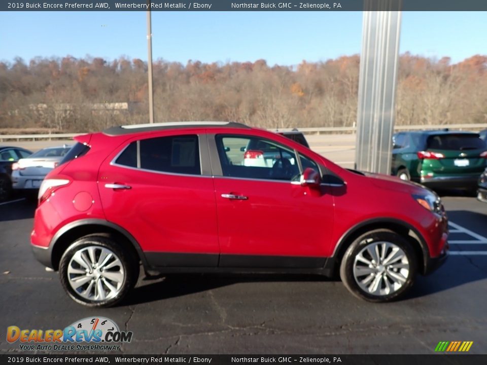 2019 Buick Encore Preferred AWD Winterberry Red Metallic / Ebony Photo #5