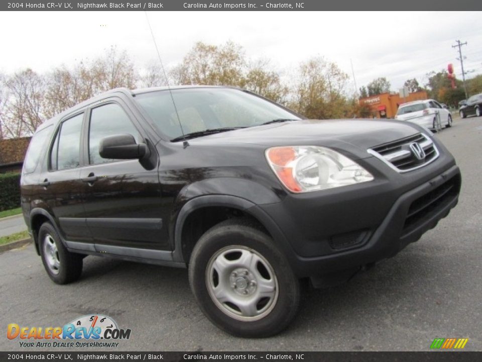 2004 Honda CR-V LX Nighthawk Black Pearl / Black Photo #1