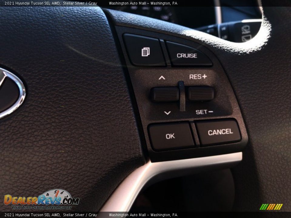 2021 Hyundai Tucson SEL AWD Stellar Silver / Gray Photo #12