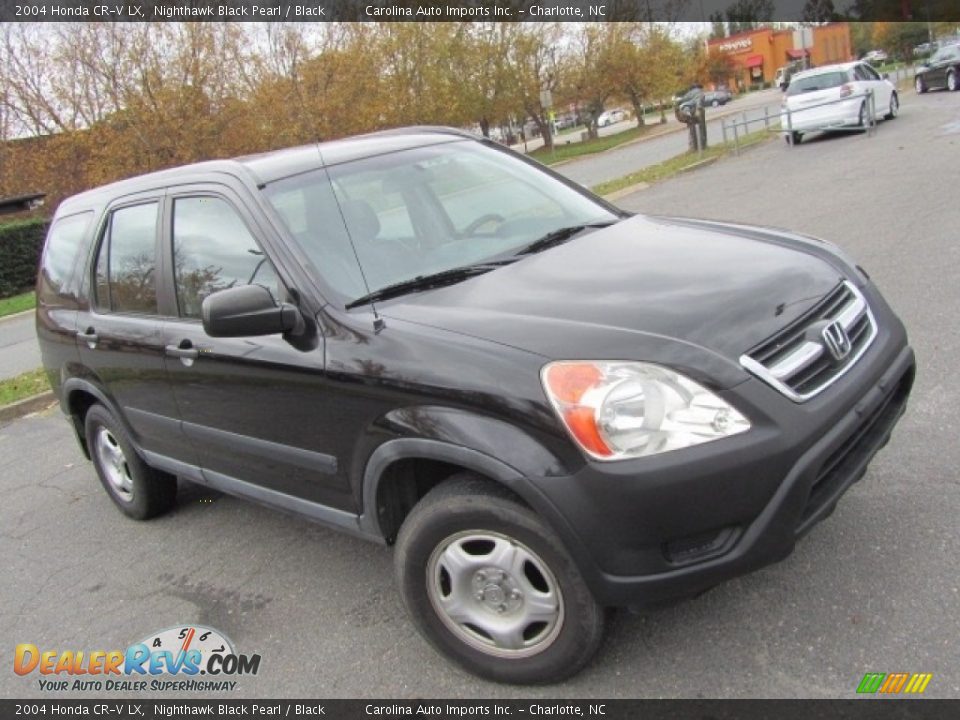 2004 Honda CR-V LX Nighthawk Black Pearl / Black Photo #3