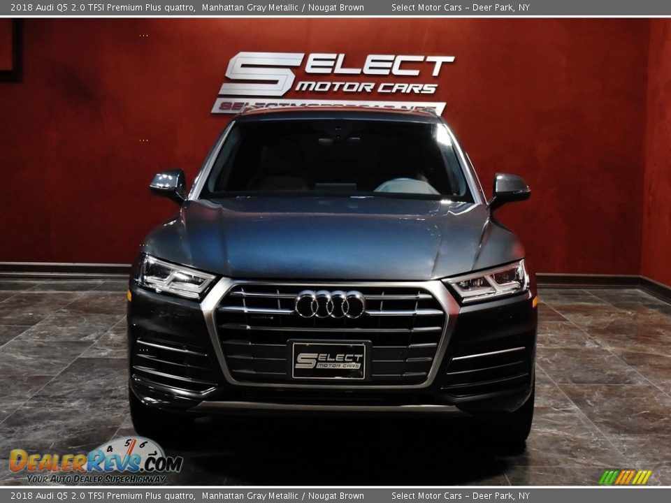 2018 Audi Q5 2.0 TFSI Premium Plus quattro Manhattan Gray Metallic / Nougat Brown Photo #2