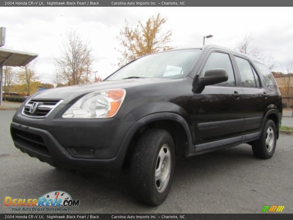2004 Honda CR-V LX Nighthawk Black Pearl / Black Photo #6