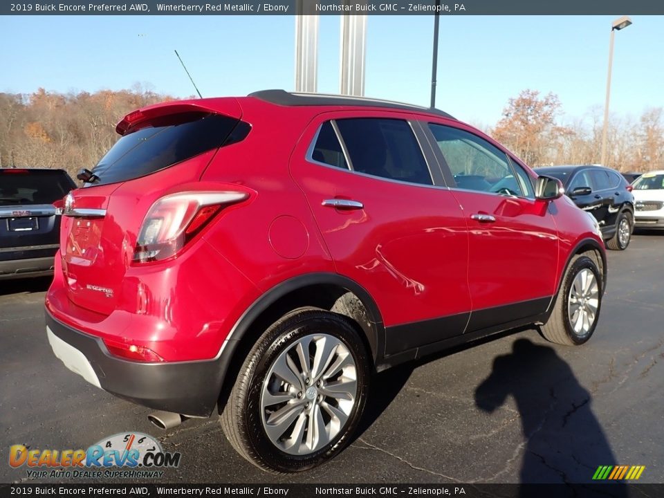 2019 Buick Encore Preferred AWD Winterberry Red Metallic / Ebony Photo #9