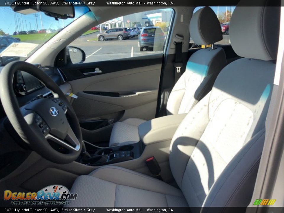 2021 Hyundai Tucson SEL AWD Stellar Silver / Gray Photo #16