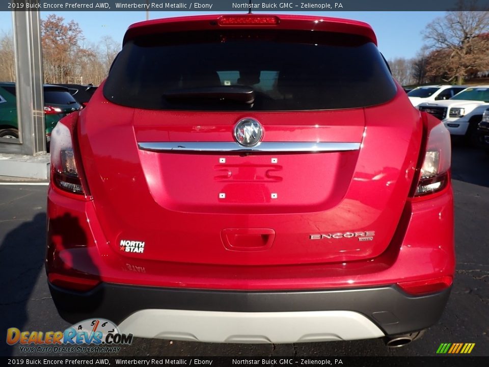 2019 Buick Encore Preferred AWD Winterberry Red Metallic / Ebony Photo #10