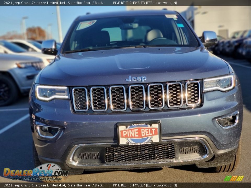 2021 Jeep Grand Cherokee Limited 4x4 Slate Blue Pearl / Black Photo #3