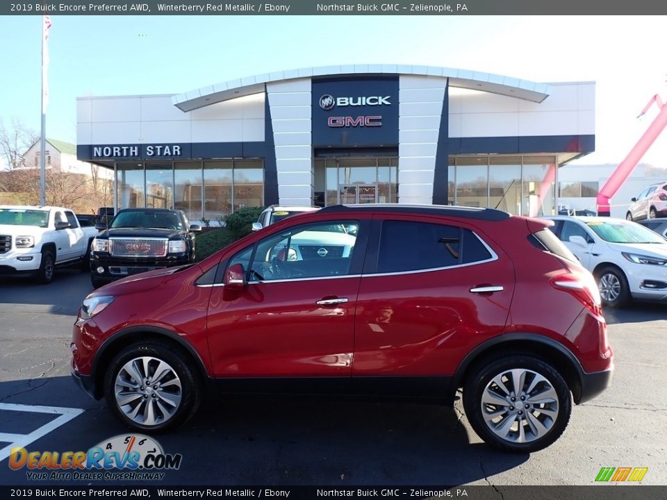 2019 Buick Encore Preferred AWD Winterberry Red Metallic / Ebony Photo #13