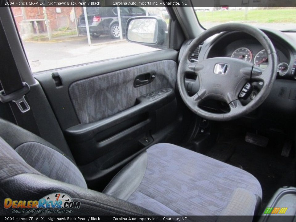 2004 Honda CR-V LX Nighthawk Black Pearl / Black Photo #12