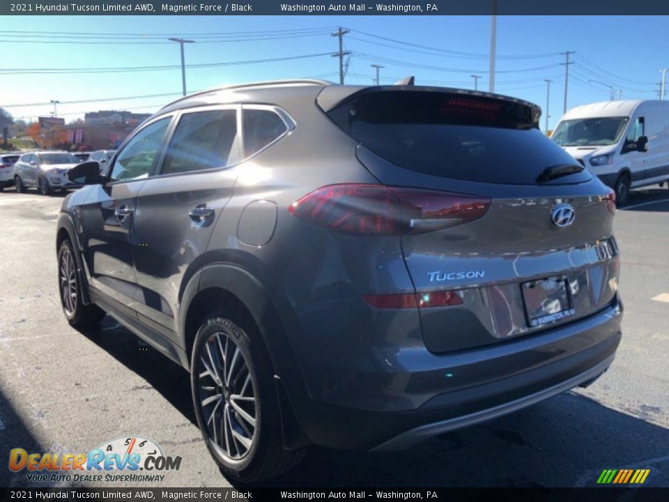 2021 Hyundai Tucson Limited AWD Magnetic Force / Black Photo #3